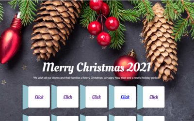 Our 2021 Advent Calendar.