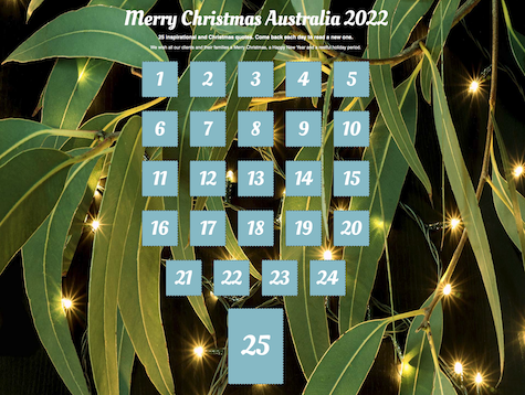 A 2022 Advent Calendar for our clients