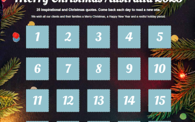 A 2023 Advent Calendar for our clients